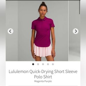 Lululemon Quick-Drying Short Sleeve Polo Shirt 12
